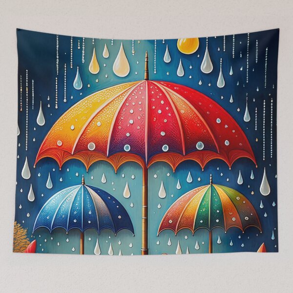Item preview, Umbrellas and Rain designed and sold by ArtFactoryAI.