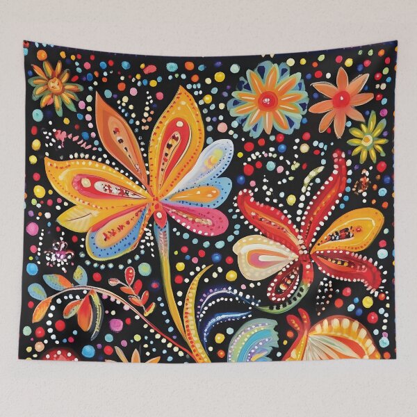 Item preview, Vibrant Boho Floral Pattern designed and sold by Playing In Mud.
