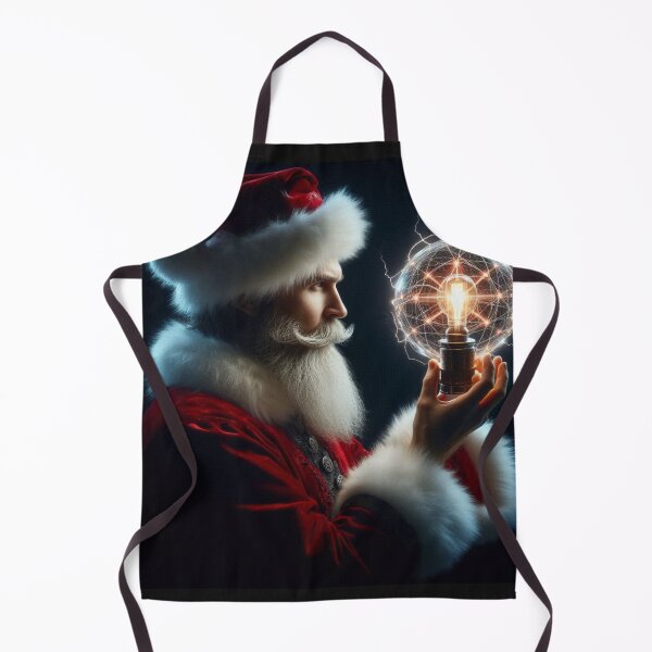 Item preview, Nikola Tesla Santa Claus designed and sold by sevenmountains.