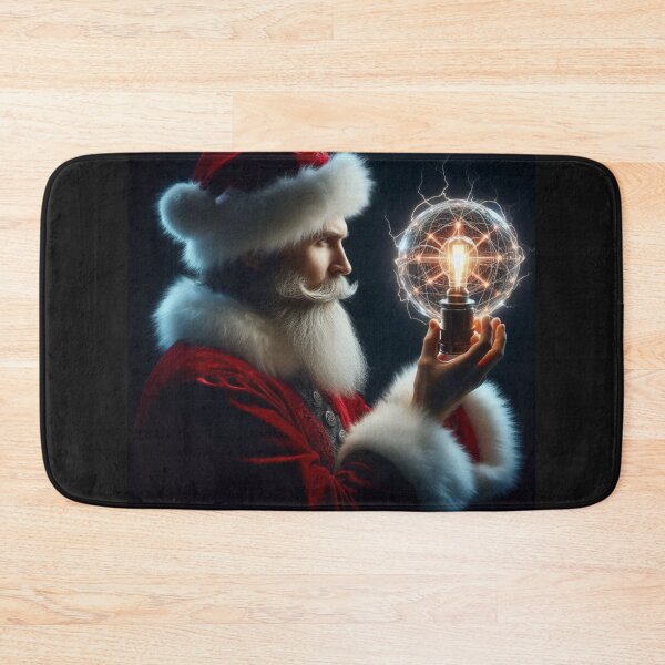 Item preview, Nikola Tesla Santa Claus designed and sold by sevenmountains.