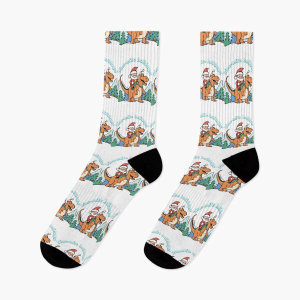 Item preview, Dino-mite holidays - dinosaur santa designed and sold by Dudiudi.
