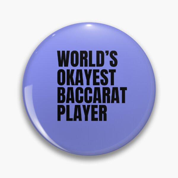 Item preview, World's Okayest Baccarat Player - Black designed and sold by Cutsandsparks.