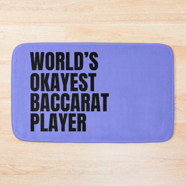 Item preview, World's Okayest Baccarat Player - Black designed and sold by Cutsandsparks.
