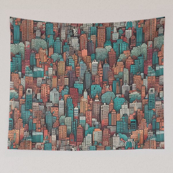 Item preview, Bright town designed and sold by Zenvo.
