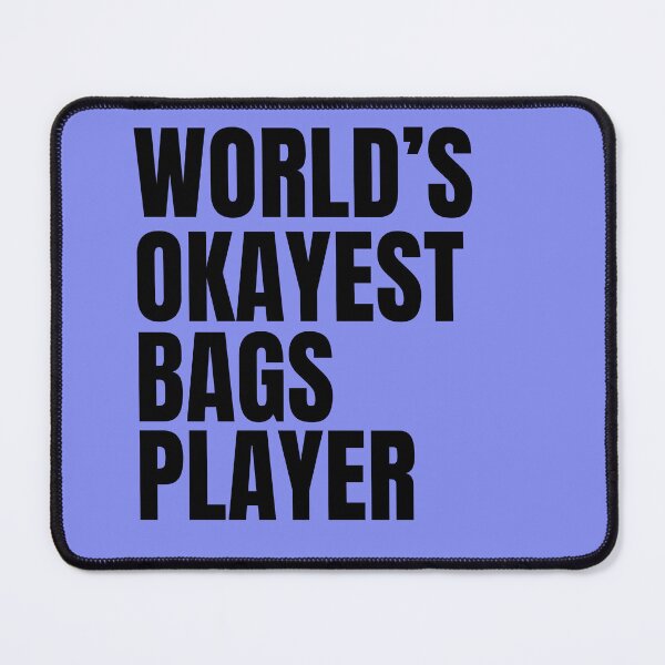 Item preview, World's Okayest Bags Player - Black designed and sold by Cutsandsparks.