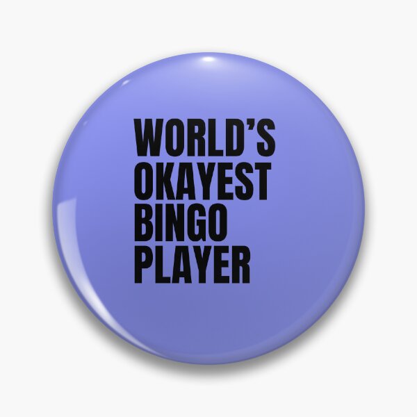 Item preview, World's Okayest Bingo Player - Black designed and sold by Cutsandsparks.