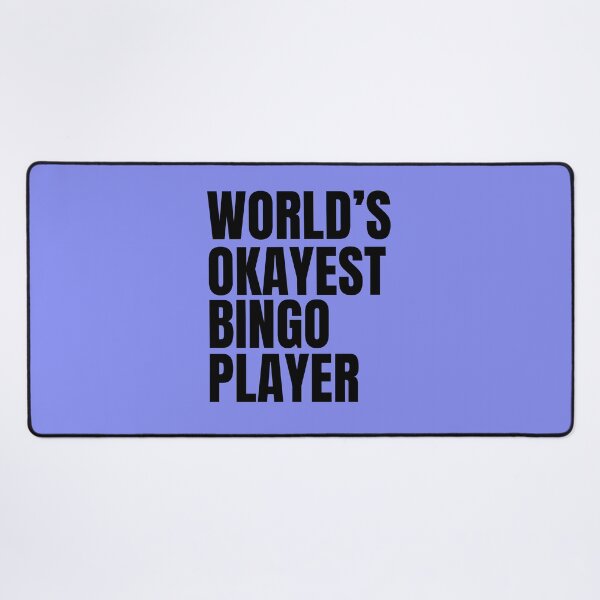 Item preview, World's Okayest Bingo Player - Black designed and sold by Cutsandsparks.