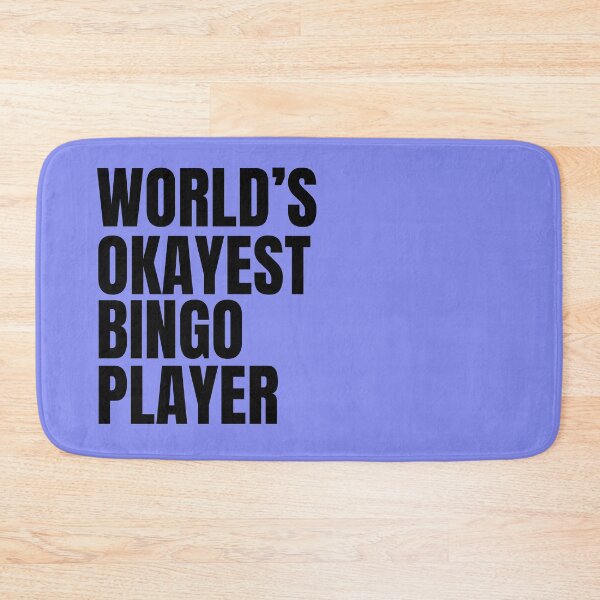 Item preview, World's Okayest Bingo Player - Black designed and sold by Cutsandsparks.