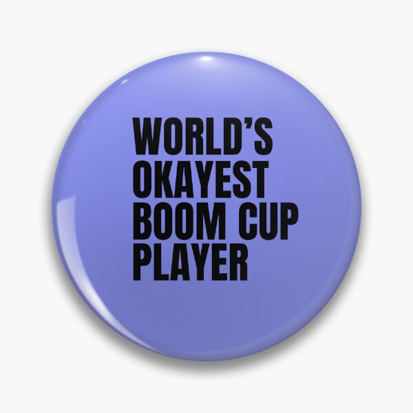 Item preview, World's Okayest Boom Cup Player - Black designed and sold by Cutsandsparks.