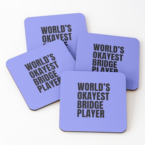 Item preview, World's Okayest Bridge Player - Black designed and sold by Cutsandsparks.