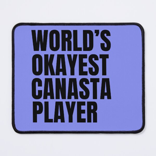 Item preview, World's Okayest Canasta Player - Black designed and sold by Cutsandsparks.