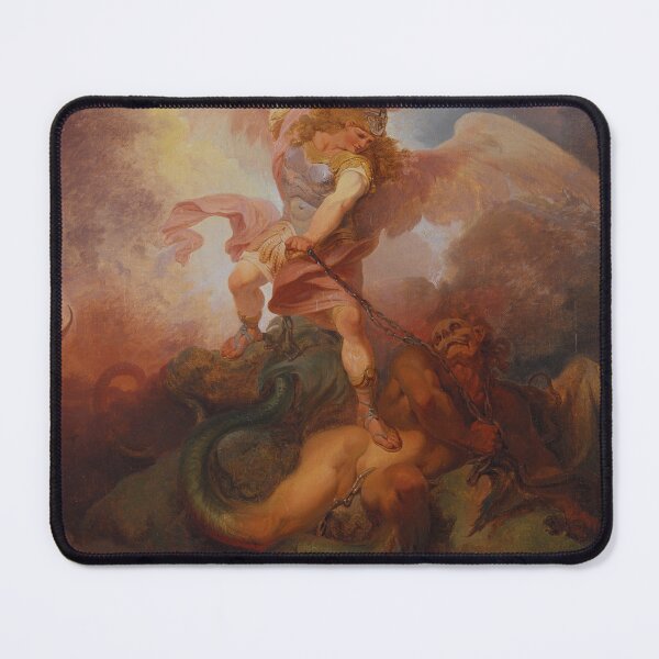 Item preview, The Angel Binding Satan by Philippe-Jacques de Loutherbourg designed and sold by My Artprintz.