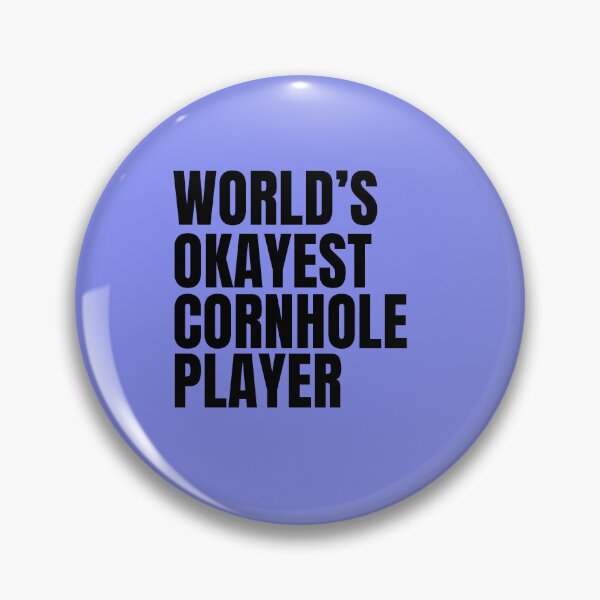 Item preview, World's Okayest Cornhole Player - Black designed and sold by Cutsandsparks.
