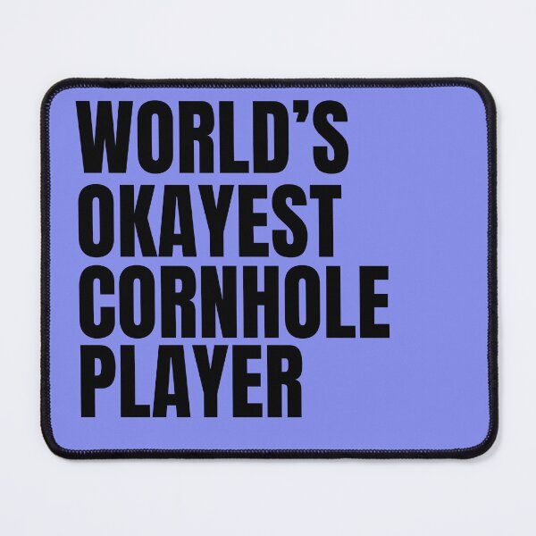 Item preview, World's Okayest Cornhole Player - Black designed and sold by Cutsandsparks.