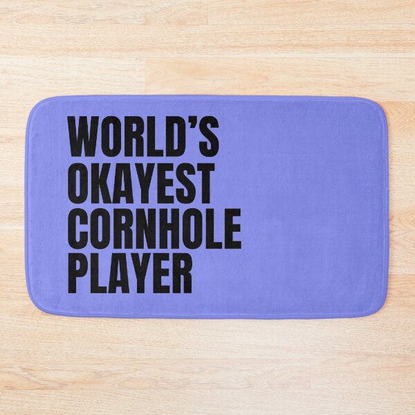 Item preview, World's Okayest Cornhole Player - Black designed and sold by Cutsandsparks.