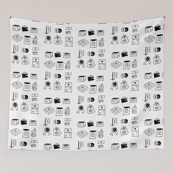 Item preview, Black Friday Frenzy: Simple Line Art Design designed and sold by RM-Journey.