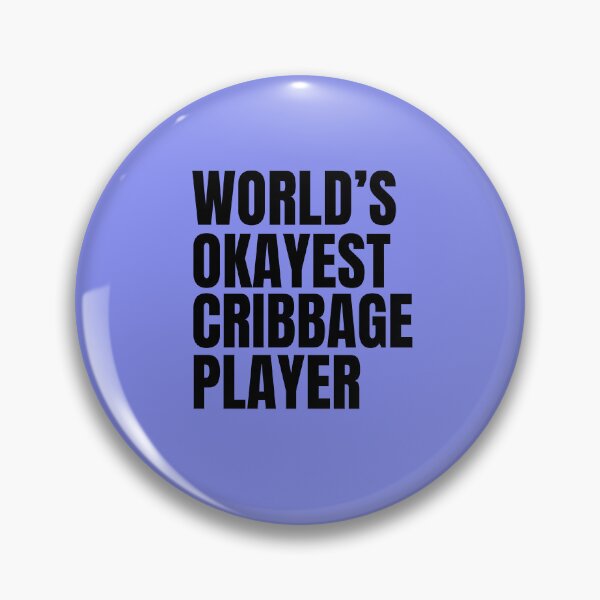 Item preview, World's Okayest Cribbage Player - Black designed and sold by Cutsandsparks.