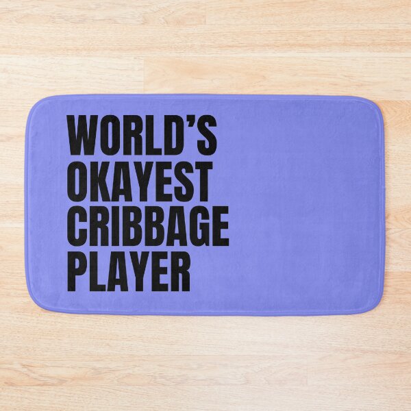 Item preview, World's Okayest Cribbage Player - Black designed and sold by Cutsandsparks.