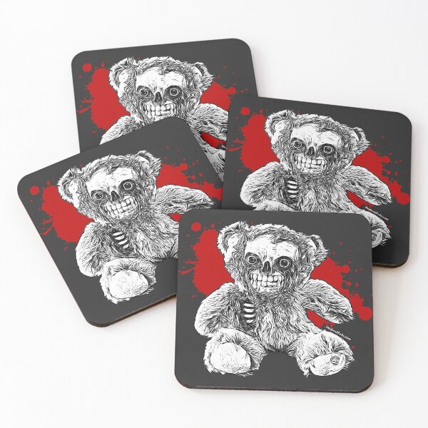Item preview, UndeadTeds "Skullface" Zombie Teddy Bear designed and sold by UndeadTeds.