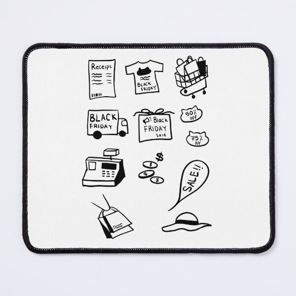 Item preview, Sale Season: Black and White Black Friday Art designed and sold by RM-Journey.