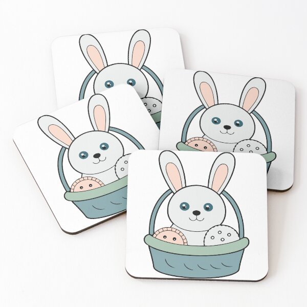 Item preview, Button-Patterned Bunny designed and sold by omerfdln34.