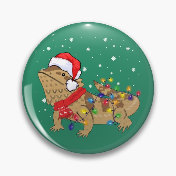 Item preview, Cute Christmas Crested Gecko - Australian Christmas Crestie, Xmas Gecko Gift Men Woman Kids.  designed and sold by Taylor  ART.