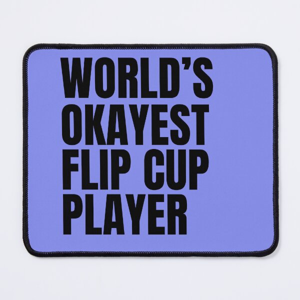 Item preview, World's Okayest Flip Cup Player - Black designed and sold by Cutsandsparks.