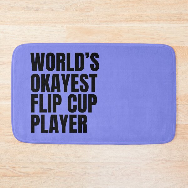 Item preview, World's Okayest Flip Cup Player - Black designed and sold by Cutsandsparks.