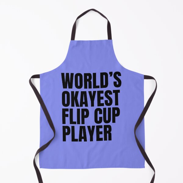 Item preview, World's Okayest Flip Cup Player - Black designed and sold by Cutsandsparks.