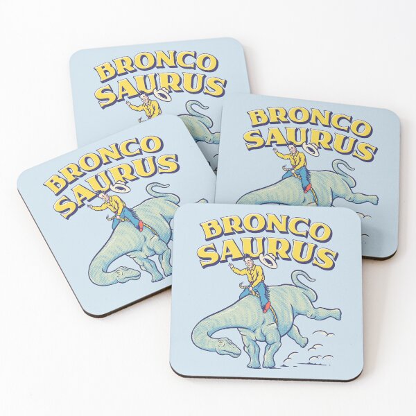 Item preview, BroncoSaurus | Rodeo Brontosaurus | Cowboy Riding a Dino designed and sold by Any Color Designs.