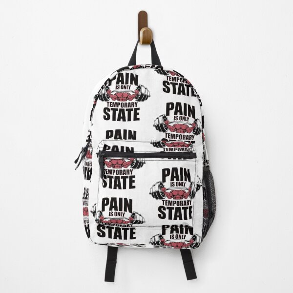 Item preview, Pain Is Only Temporary State - T-shirt For Bodybuilders designed and sold by Creomix.