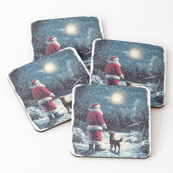 Item preview, Night Walk with Santa designed and sold by Croneandquill.