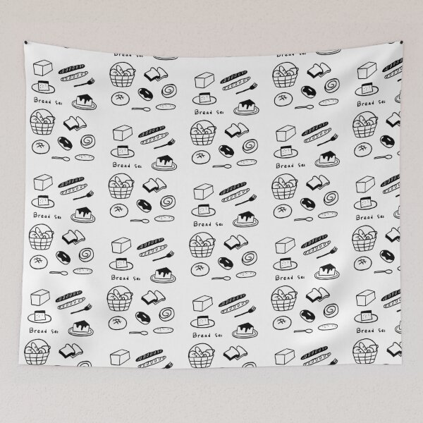Item preview, Bread: Cute Minimalist Line Art designed and sold by RM-Journey.