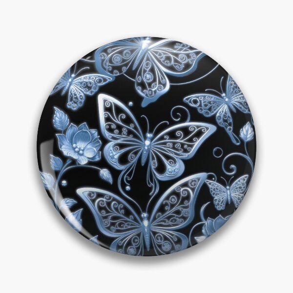 Item preview, Silvery Blue Butterflies designed and sold by Exodoi.