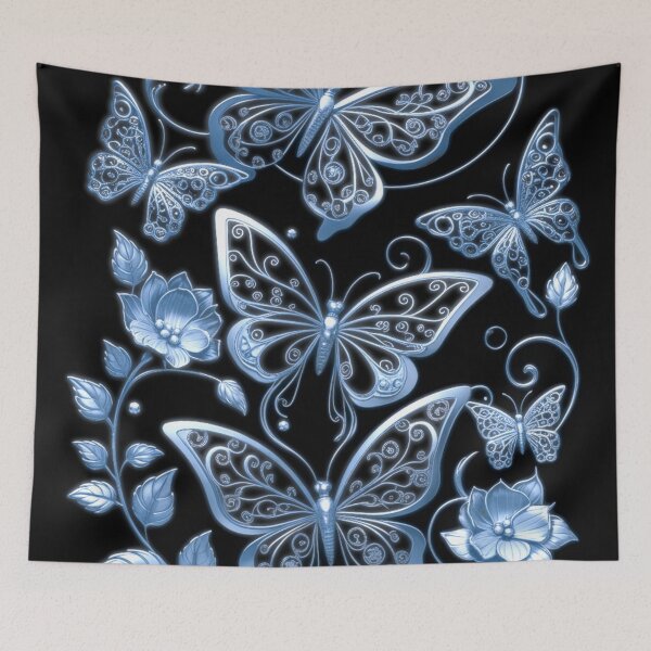 Item preview, Silvery Blue Butterflies designed and sold by Exodoi.