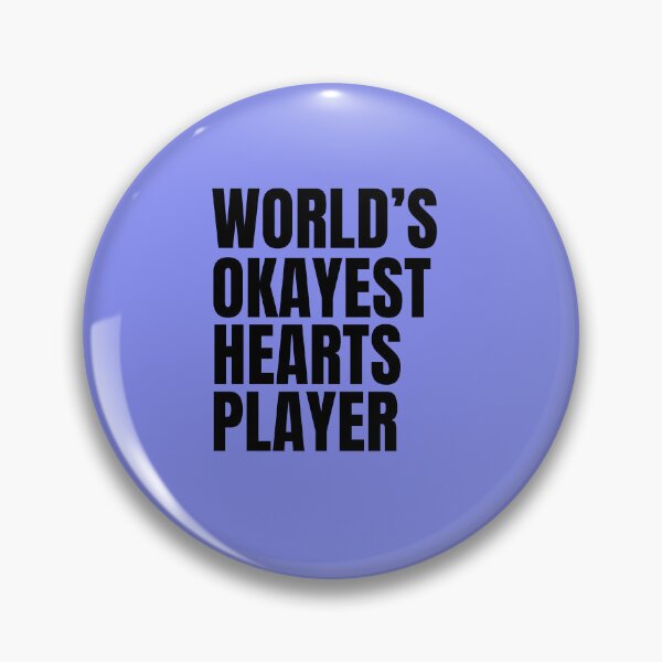 Item preview, World's Okayest Hearts Player - Black designed and sold by Cutsandsparks.