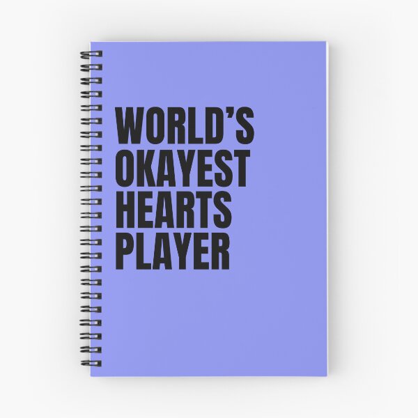 Item preview, World's Okayest Hearts Player - Black designed and sold by Cutsandsparks.