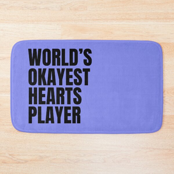 Item preview, World's Okayest Hearts Player - Black designed and sold by Cutsandsparks.