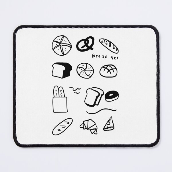 Item preview, Simple Bread: Black & White Bread Art designed and sold by RM-Journey.