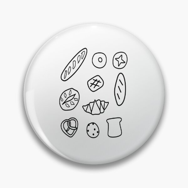 Item preview, Warm and Fresh: Minimalist Bread Line Art designed and sold by RM-Journey.
