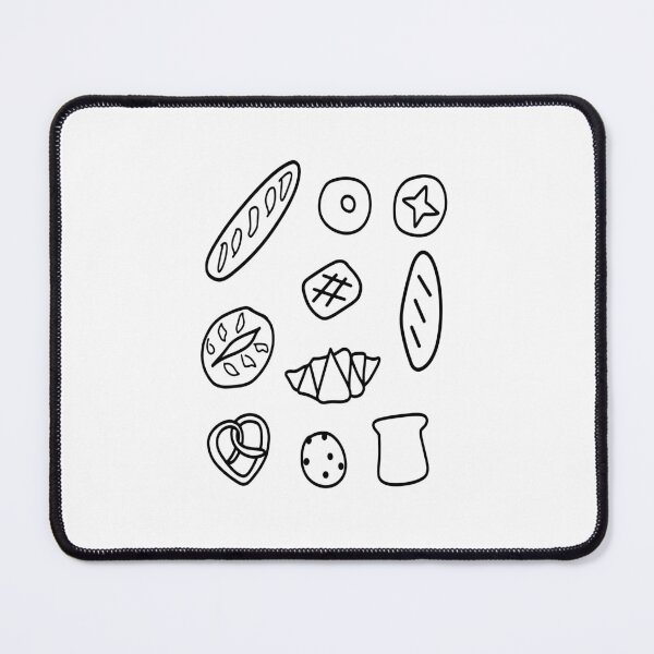 Item preview, Warm and Fresh: Minimalist Bread Line Art designed and sold by RM-Journey.