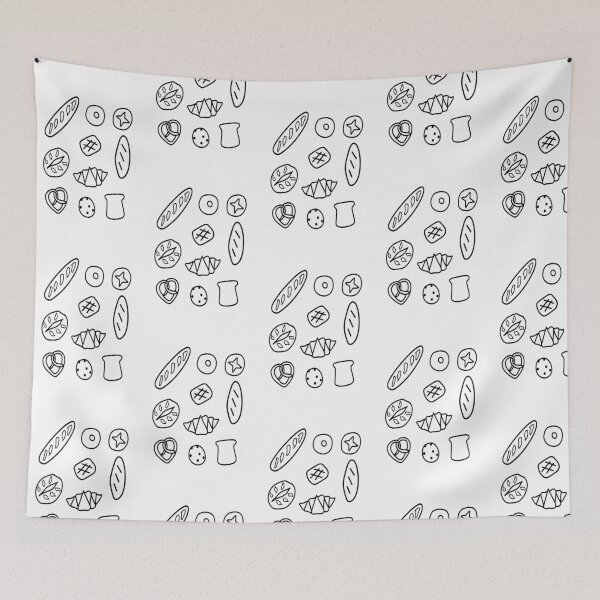 Item preview, Warm and Fresh: Minimalist Bread Line Art designed and sold by RM-Journey.