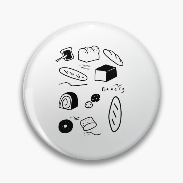 Item preview, Sourdough Dreams: Black and White Bread Illustration designed and sold by RM-Journey.