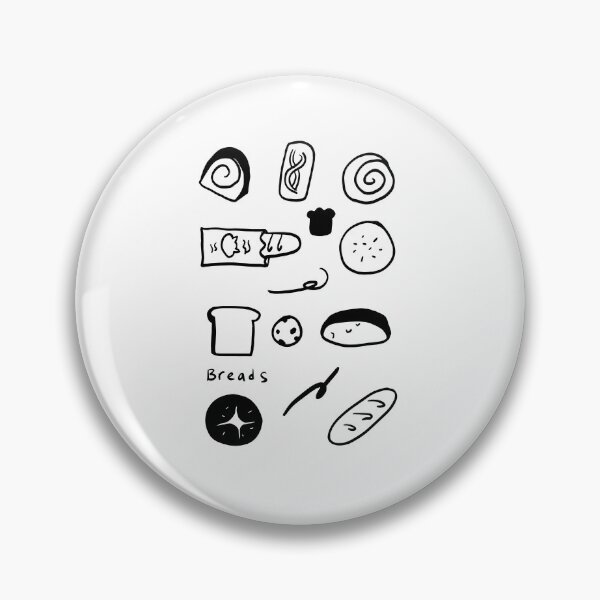 Item preview, Minimal Bread: Simple Line Art for Foodies designed and sold by RM-Journey.