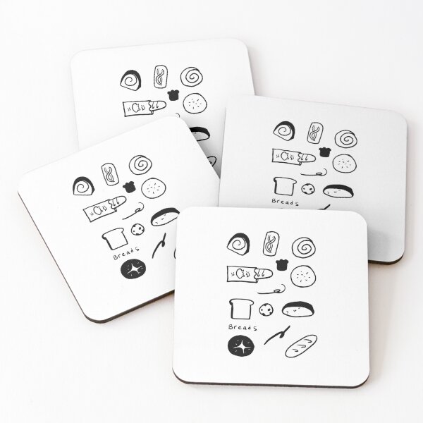 Item preview, Minimal Bread: Simple Line Art for Foodies designed and sold by RM-Journey.