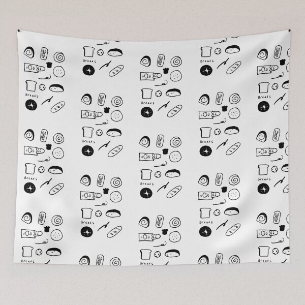 Item preview, Minimal Bread: Simple Line Art for Foodies designed and sold by RM-Journey.
