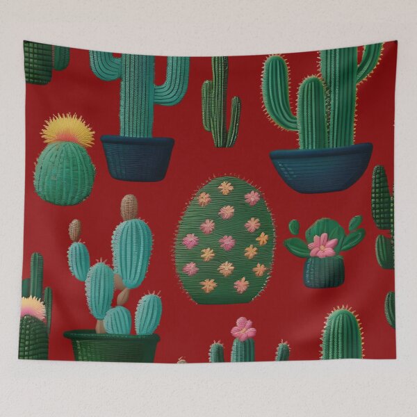 Item preview, Cactus Embroidery designed and sold by Ciervo Primavera.