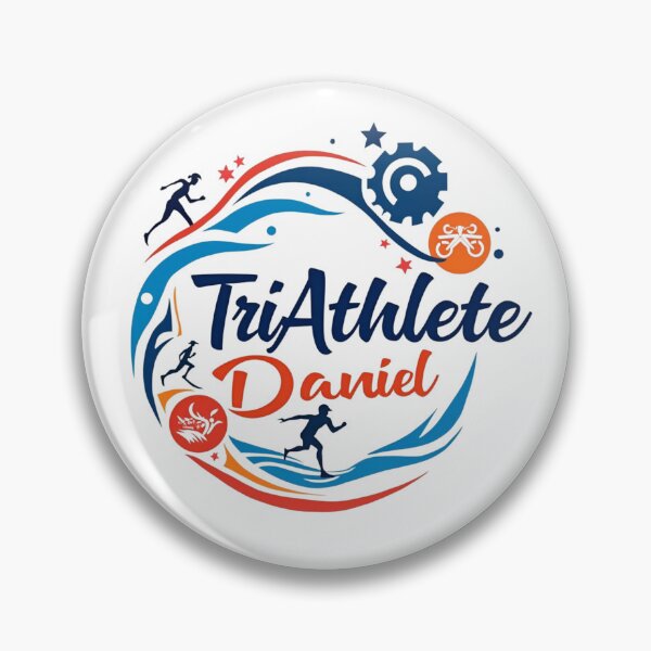 Item preview, Dynamic Triathlete Daniel - Swim, Bike, Run designed and sold by Triathlongram.
