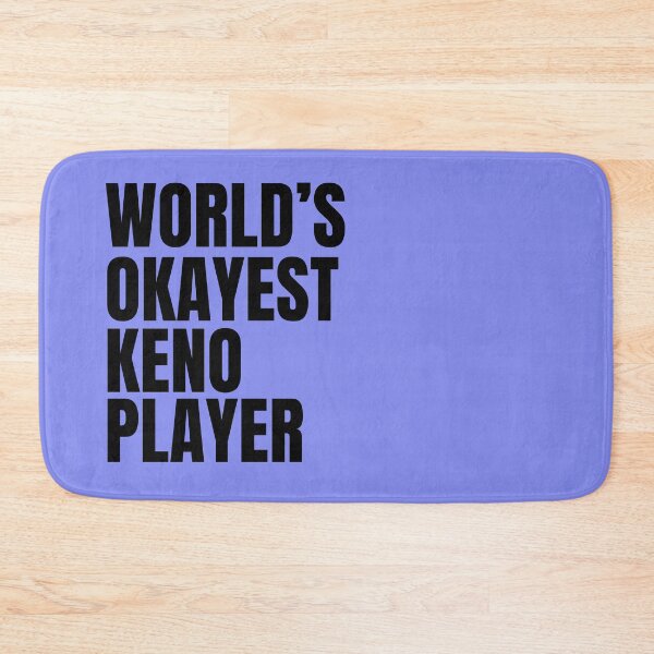 Item preview, World's Okayest Keno Player - Black designed and sold by Cutsandsparks.