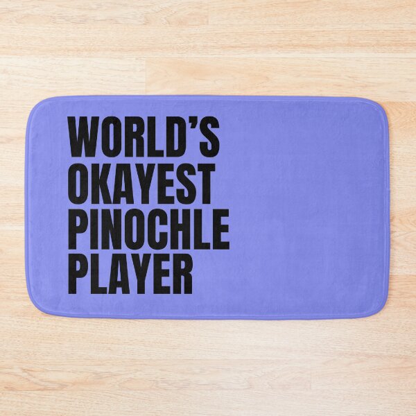 Item preview, World's Okayest Pinochle Player - Black designed and sold by Cutsandsparks.